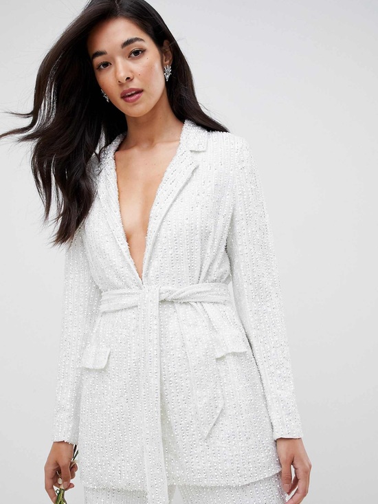 ASOS Jackets & Blazers - NWT ASOS DESIGN embellished blazer. Size 8